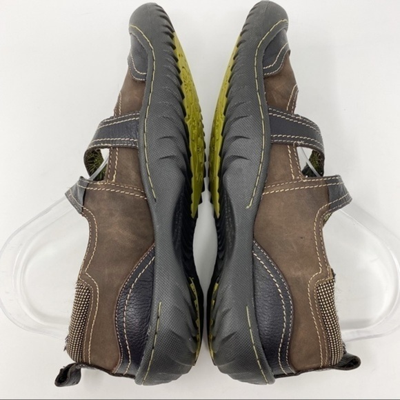 Jambu Prizm Leather Mary Jane Flats Brown 9 - Picture 5 of 9